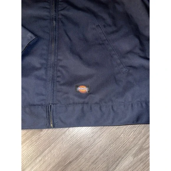 Dickies Men's Insulated Eisenhower Work Jacket Dark‎ Navy Size XXL